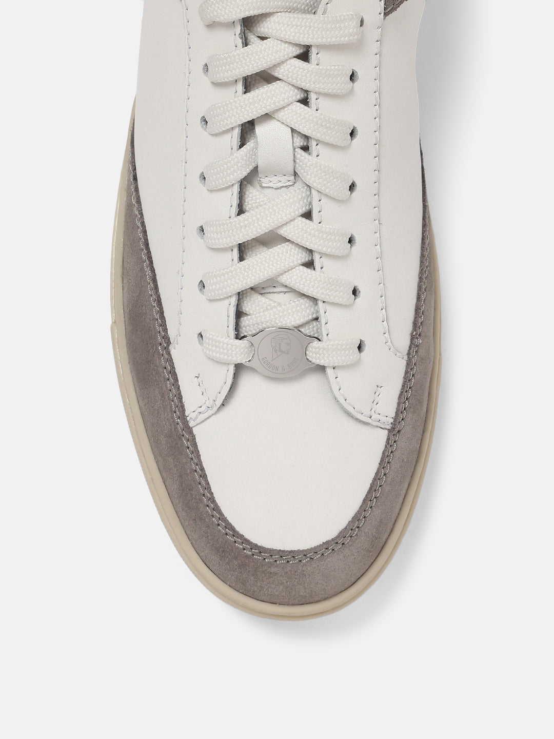 WHITE/GREY  MEN LACE UP SNEAKERS | 625004WHITE/GREY