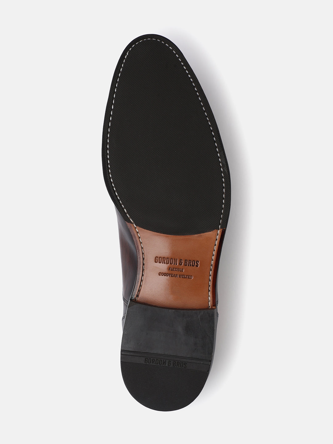 CRUST BROWN MEN TOE CAP OXFORD LACE UP SHOES | 5092CRUST BROWN