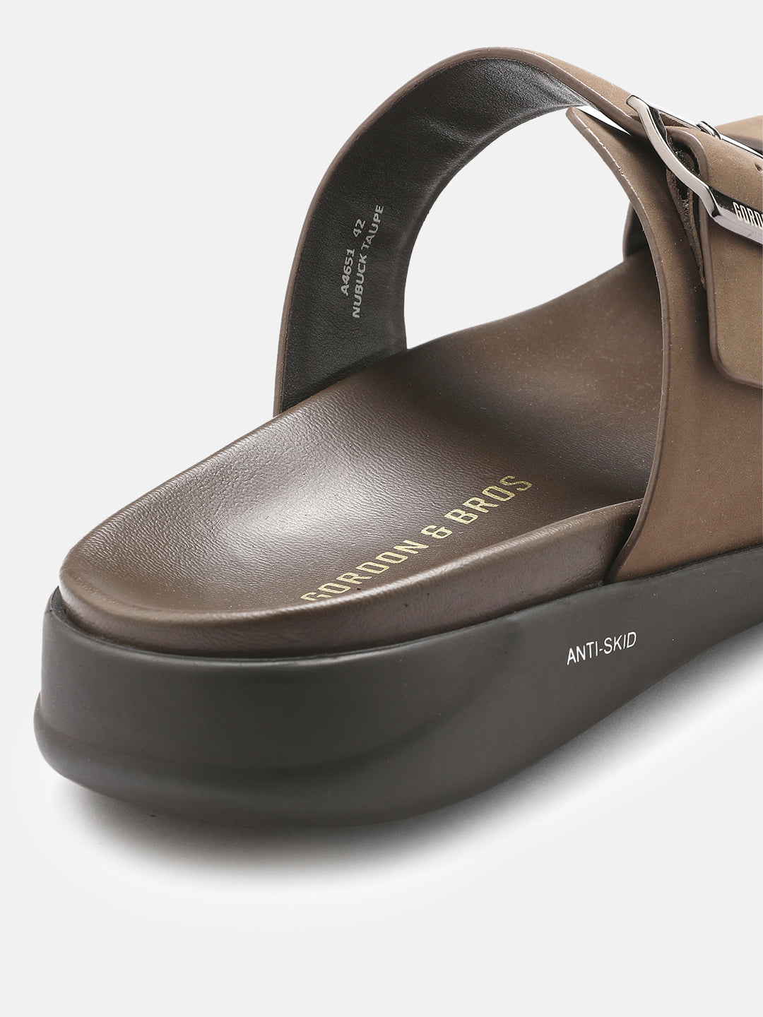 PORTO LEATHER SANDALS | A46 NUBUCK TAUPE