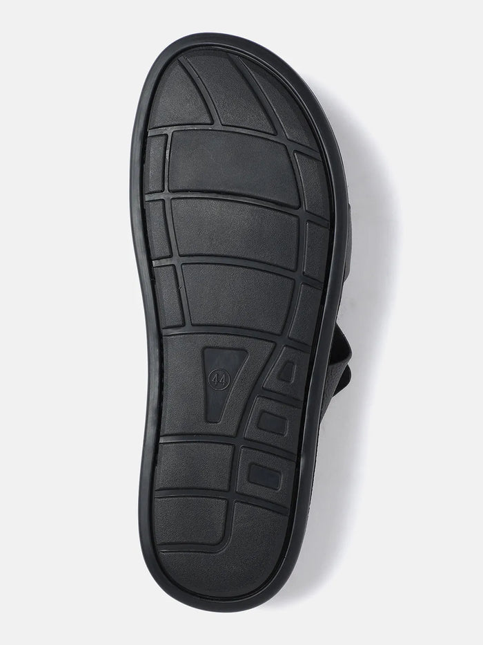LEATHER TOE LOOP SANDALS