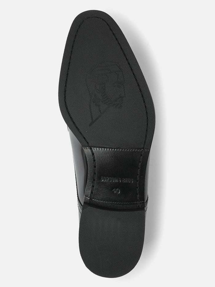 PLAIN DERBY SHOES| 3556 PATENT BLACK
