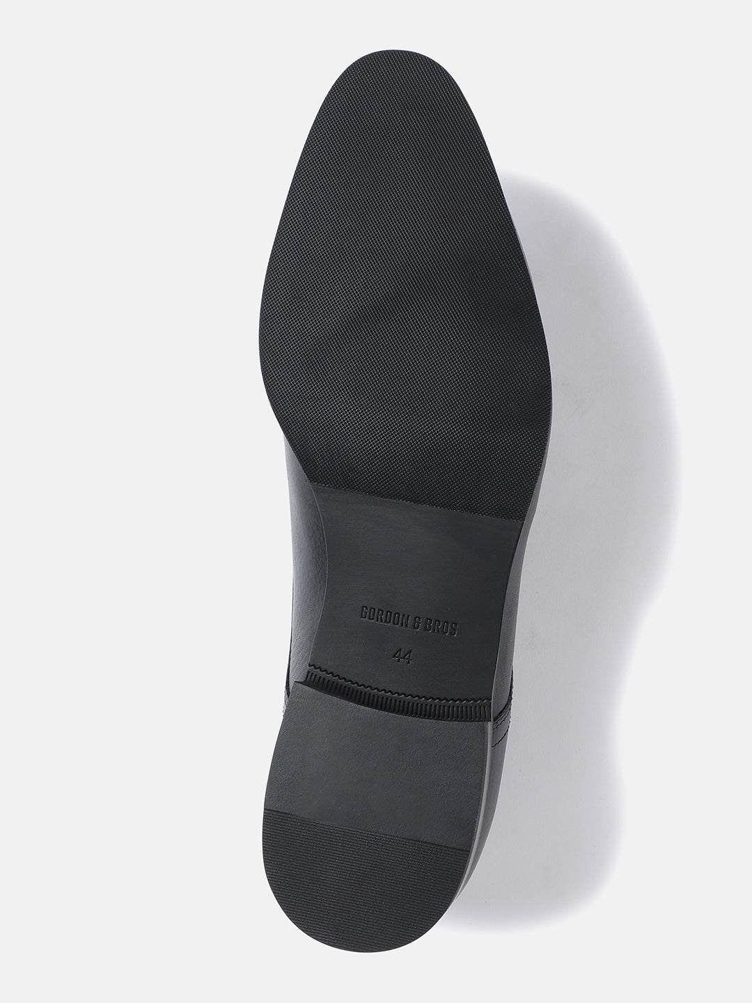 MILLED BLACK HEAVY MEN DERBY LACE UP SHOES | 636MILLED BLACK HEAVY