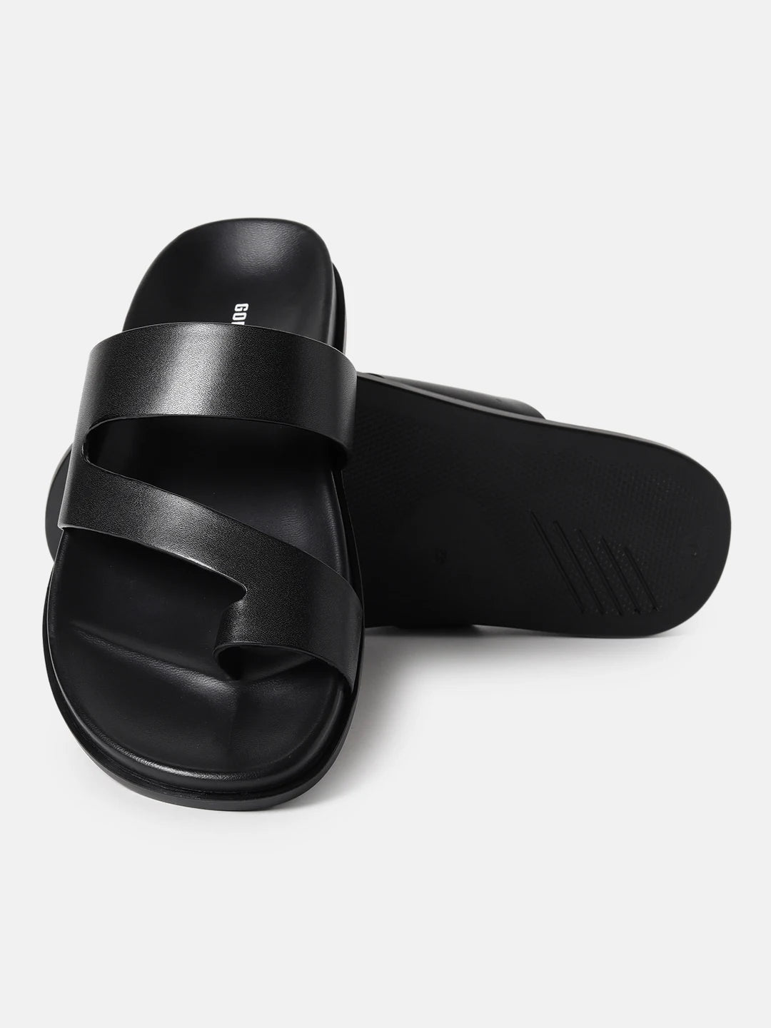 PREMIUM TOE LOOP SANDALS | 39 BLACK