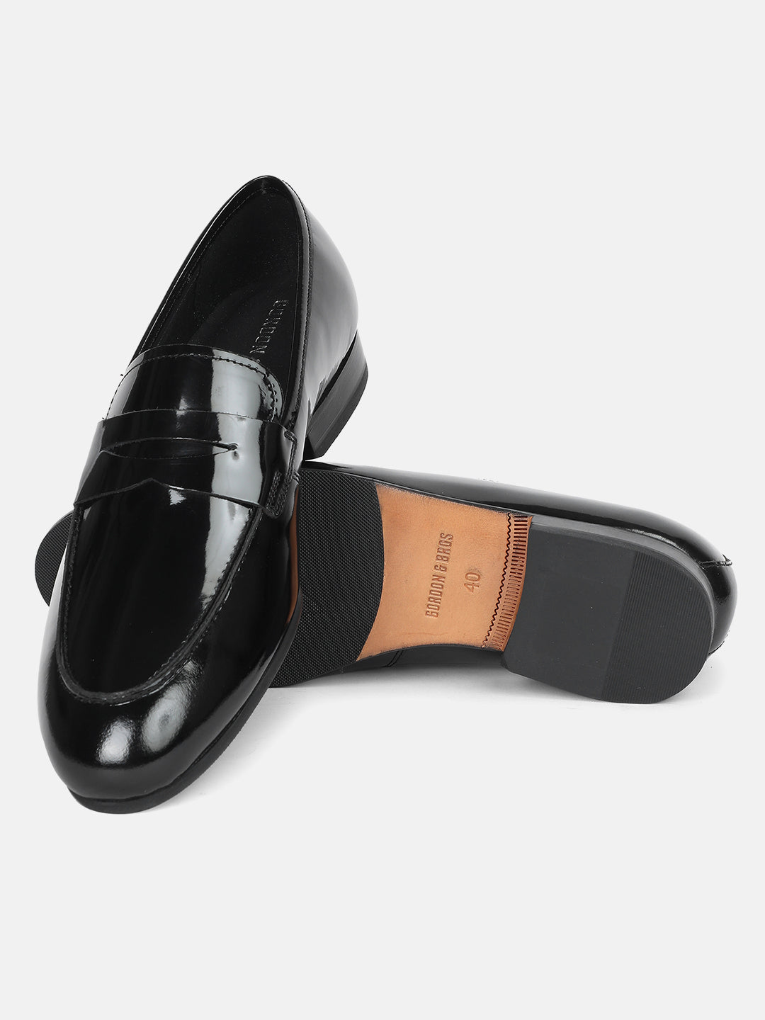 PATENT BLACK MEN LOAFER | 60PATENT BLACK