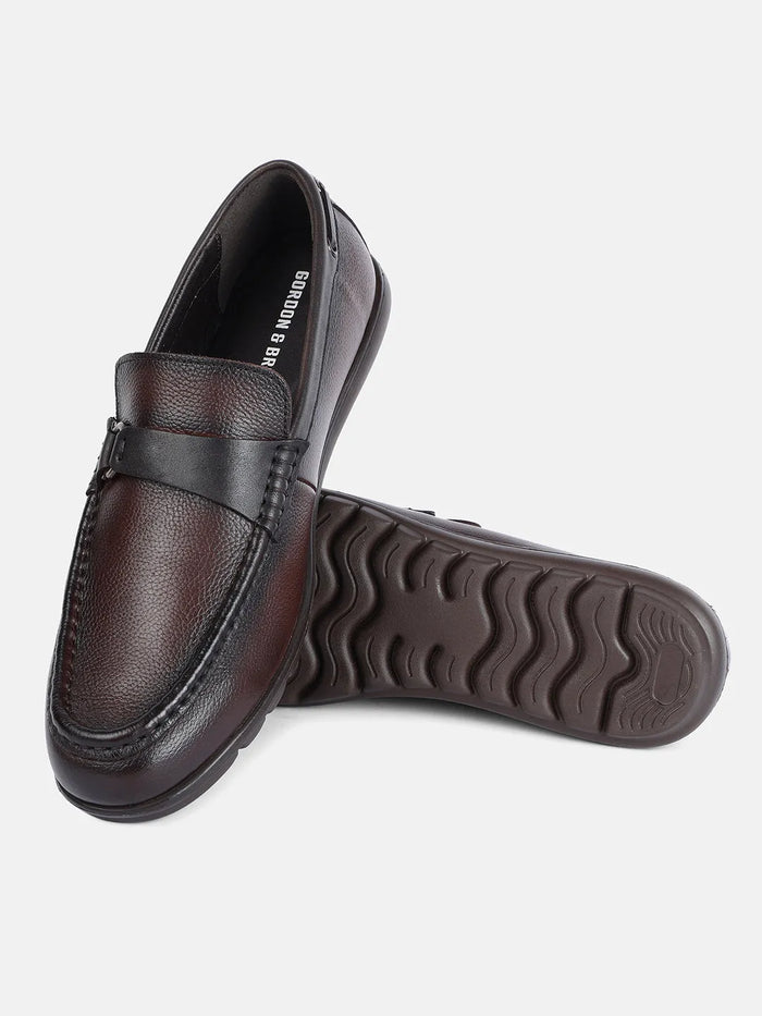 WAVE SADDLE LOAFER | BROWN