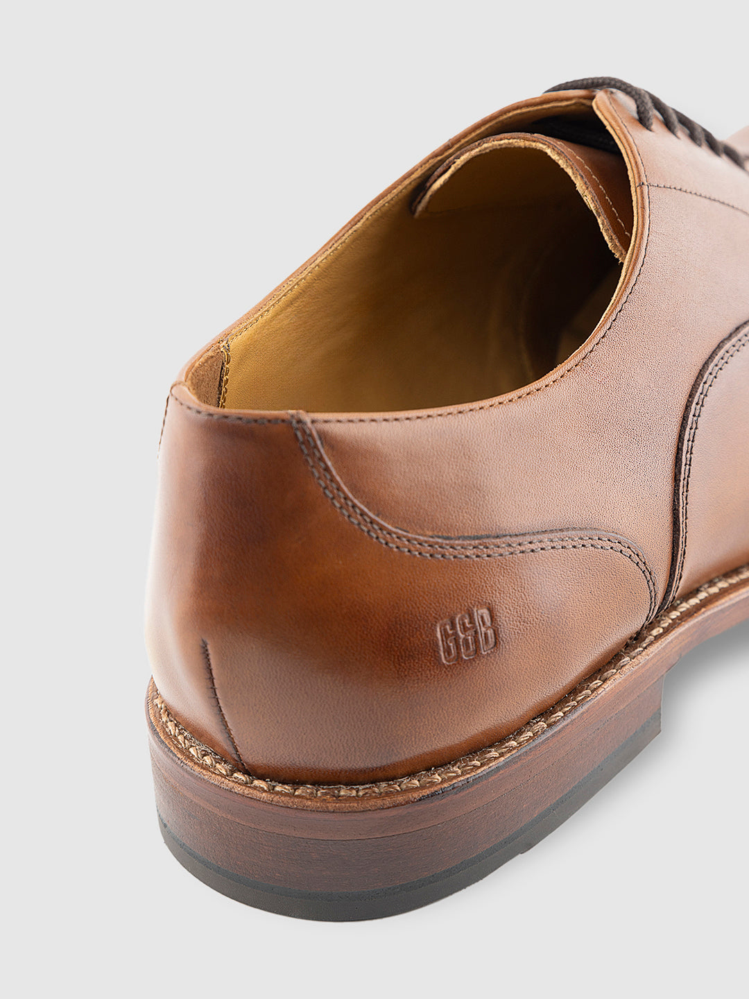 TAN MEN TOE CAP OXFORD LACE UP SHOES | 5092TAN