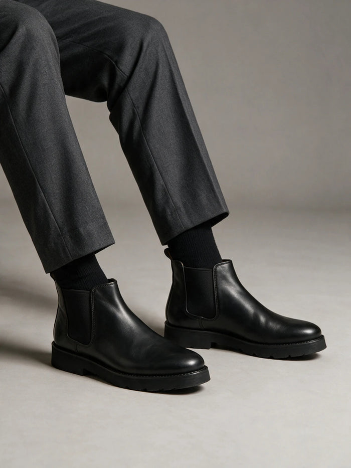 LEATHER CHELSEA BOOTS | 5030 BLACK