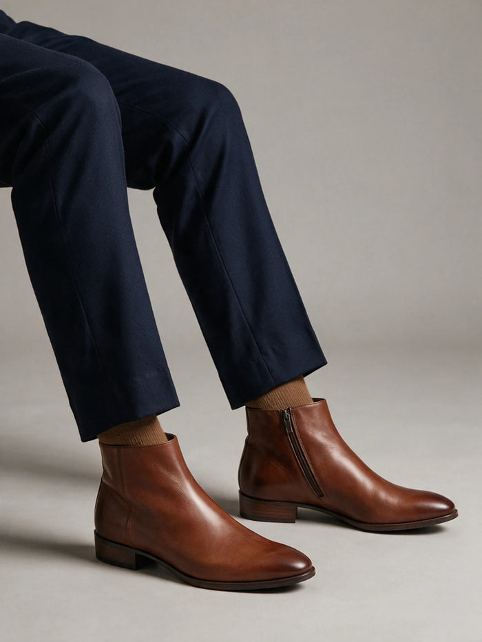 LEATHER CHELSEA BOOTS | 5029 TAN